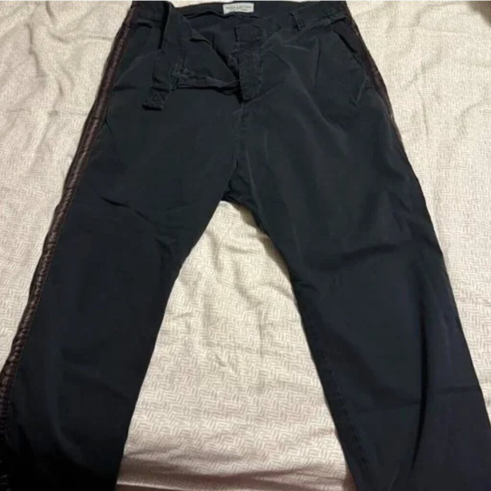 Nili Lotan TWO Paris pants - drop crotch - size 8 , black and red - Picture 3 of 10